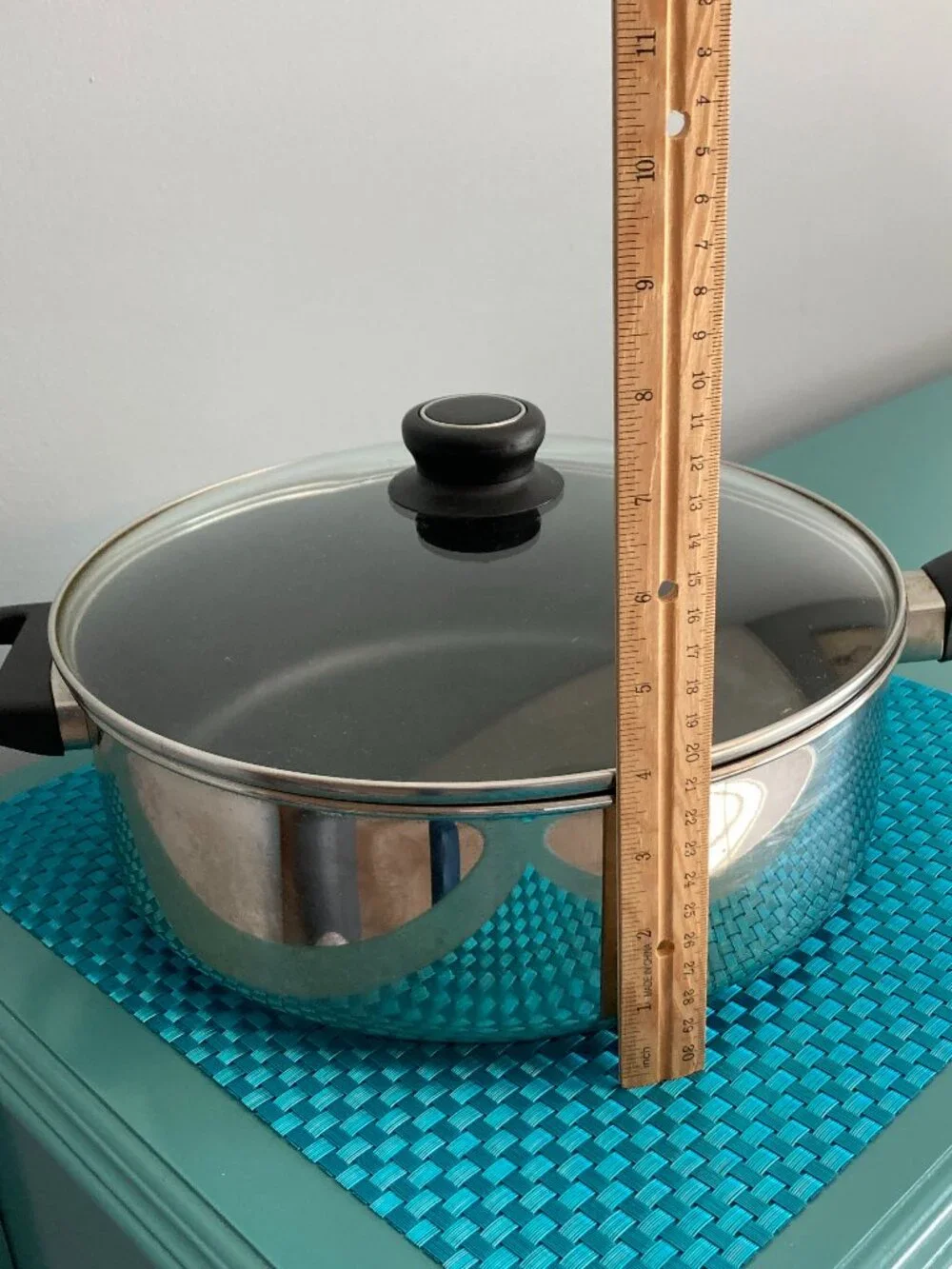 18/10 Stainless Steel Deep Fry Pan w/Lid /Oven Safe/Ultrex/Excalibur